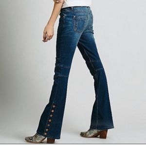 Free People Skylar Button Side Flare 25